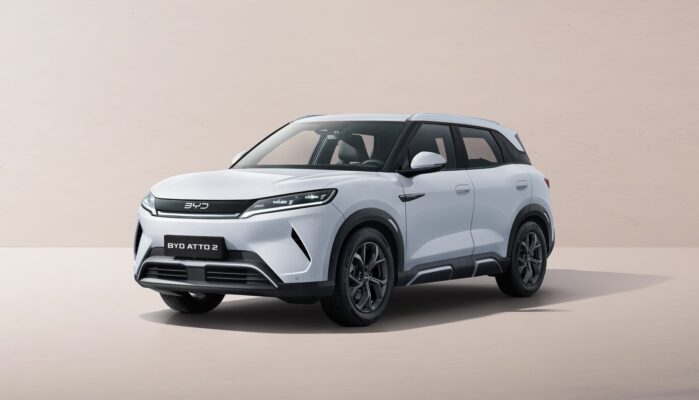 byd atto 2 màu trắng
