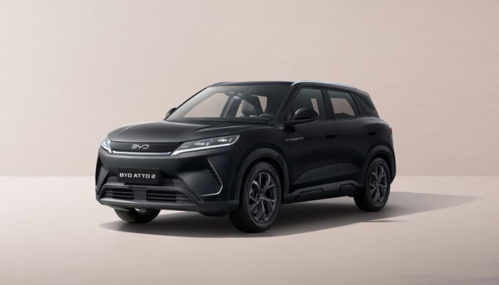 byd atto 2 màu xám